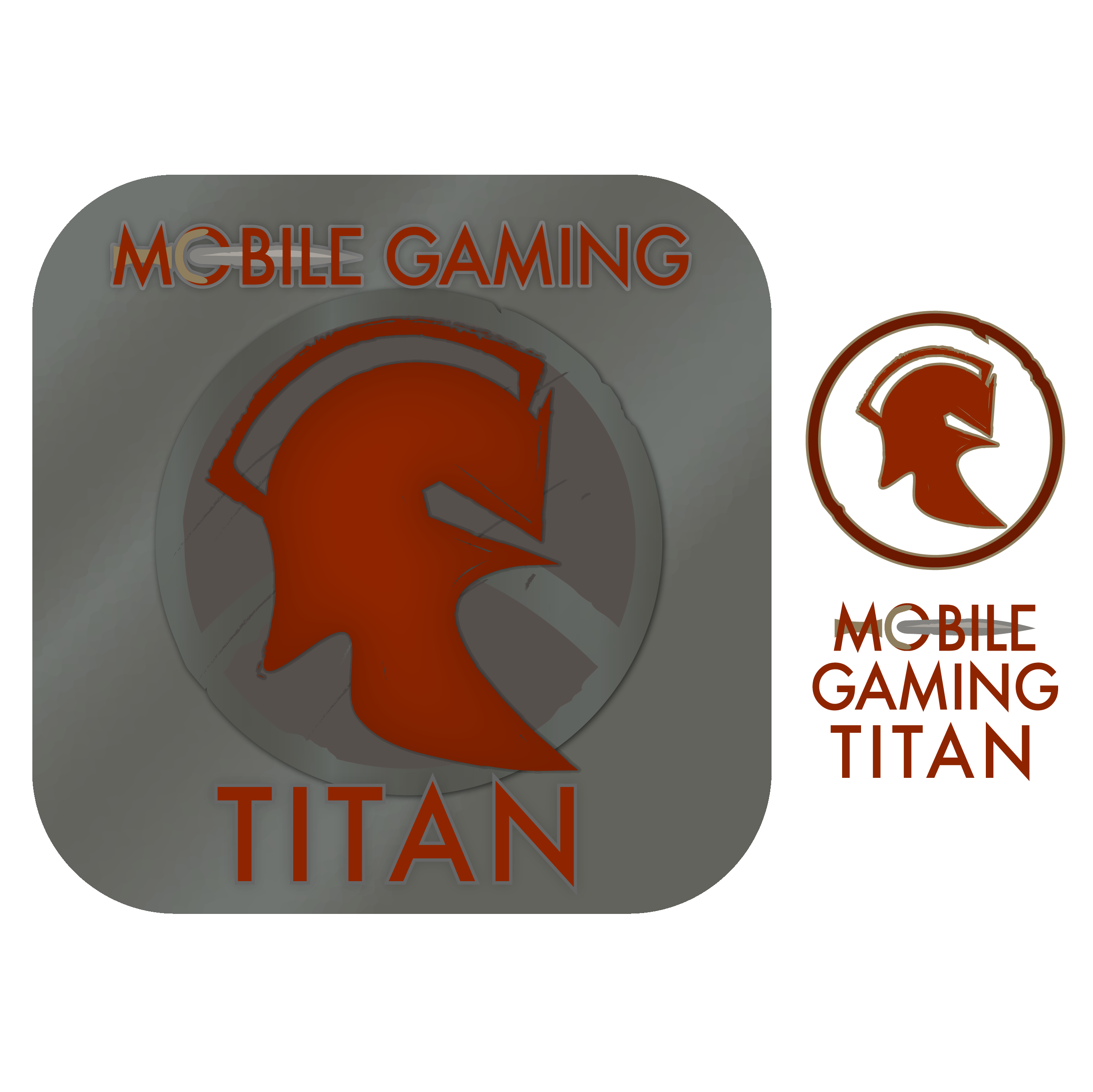 App tile logo of spartan helmet