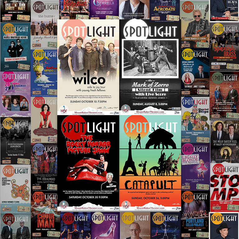 Spotlight Magazine covers for many shows